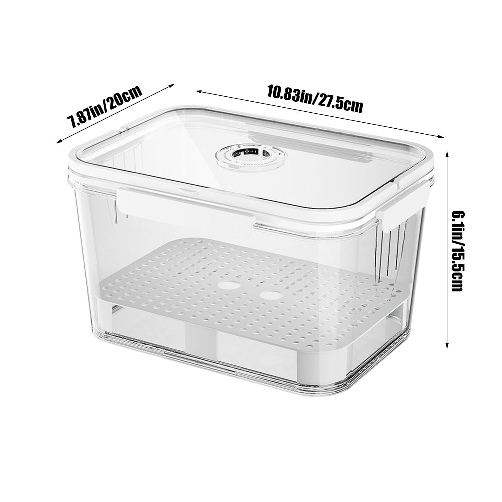 WWG Portable Insulated Lunch Box Picnic Cooler Bag with Handle Mobile Small Refrigerator for Food Storage Travel Camping Outdoor White 10.63x7.68x6.22 Inches