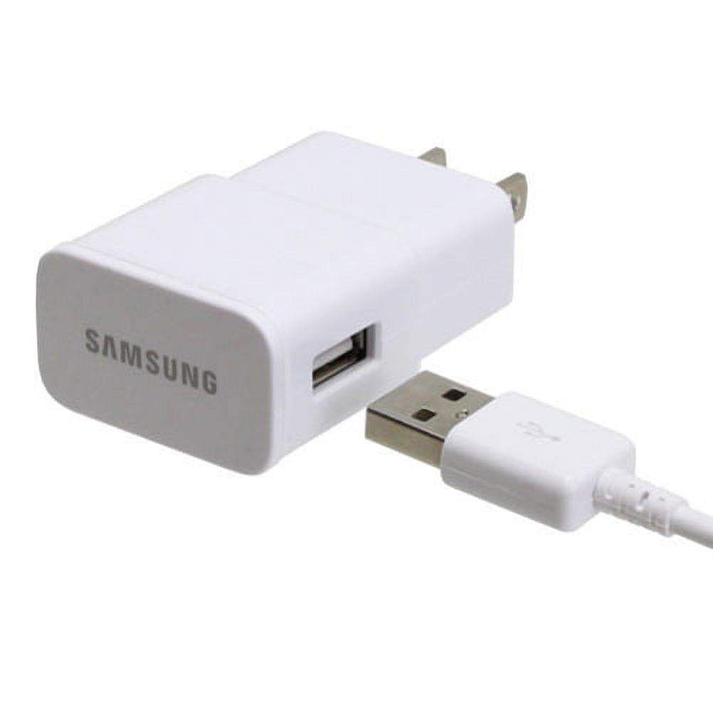 OEM Home Wall Travel AC Charger USB Adapter Data Cable Sync Wire Compatible With Samsung Galaxy J7 (2018) Refine