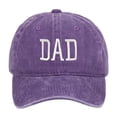 thumbnail image 5 of Gyexs Dad Baseball Cap Man Hat Embroidered Funny Print Dad Hats Adjustable Strap Cotton Baseball Hat Embroidered Father Day #Purple, 5 of 5