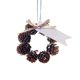 thumbnail image 2 of xihome Juego de 2 adornos navideños de piñas naturales de 8 cm, decoracin rstica para colgar en el rbol, la chimenea o la ventana, para interiores y exteriores., 2 of 6
