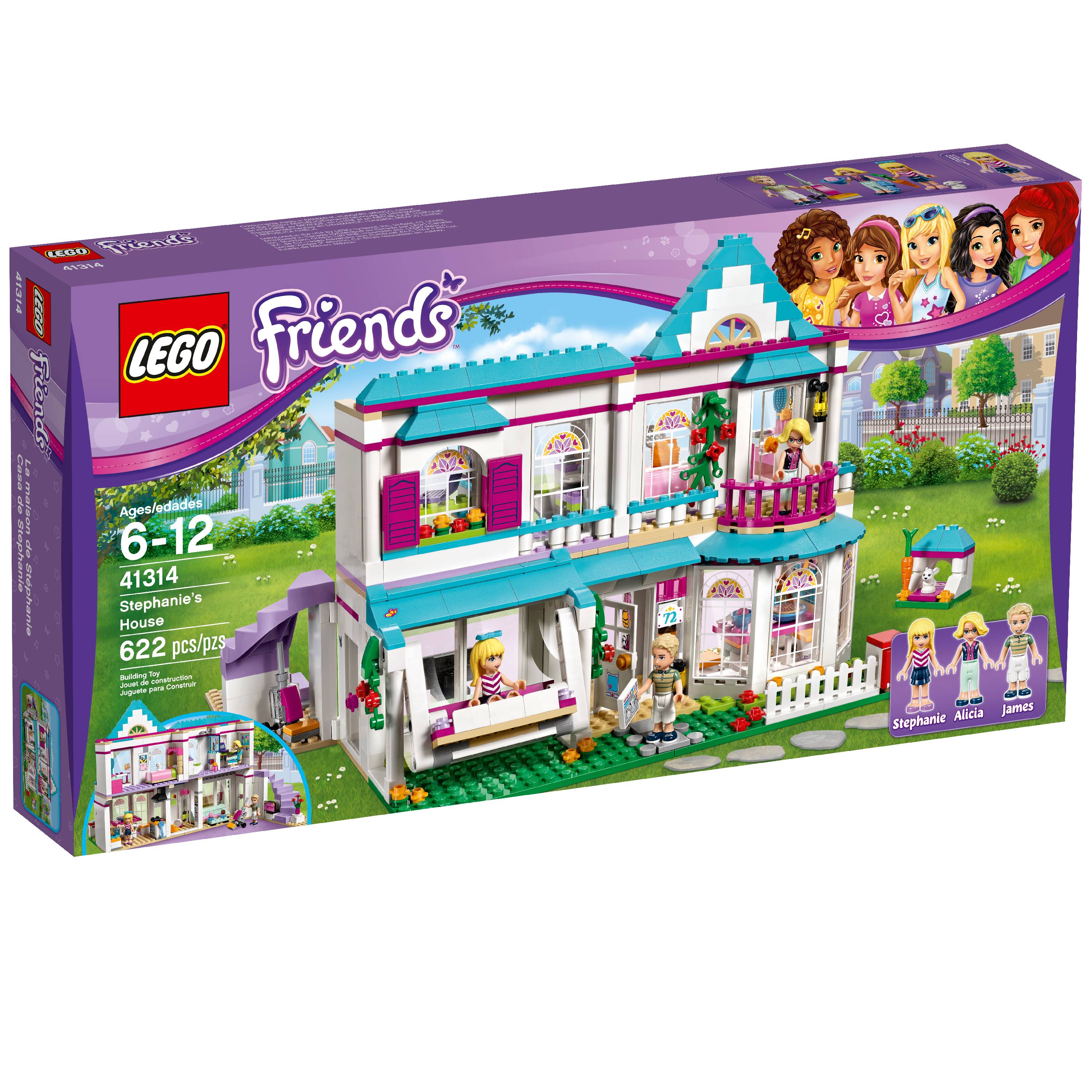 LEGO Friends Stephanie's House 41314 Toy Dollhouse Playset (622 pcs) - image 3 of 6