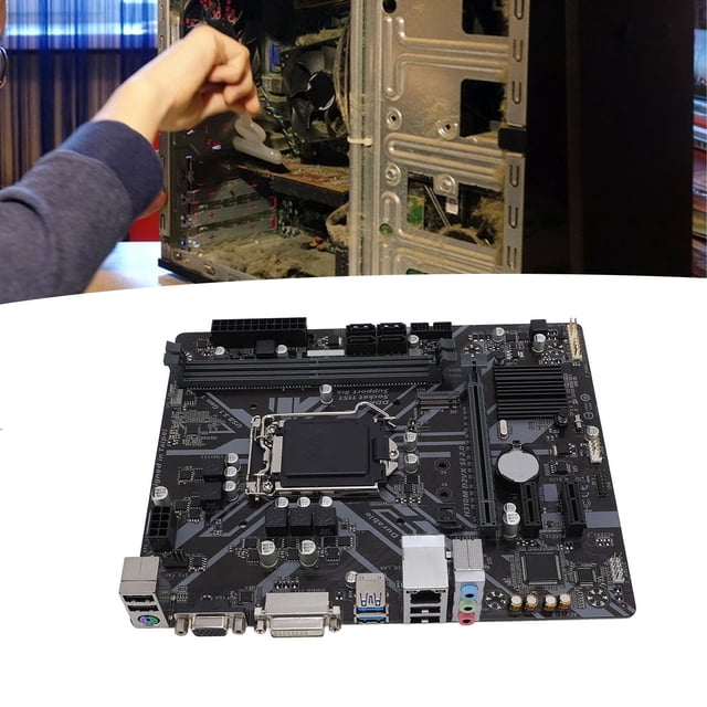Placa Base M ATX, Placa Base De Computadora PCI E 3.0 LGA 1151 Serial ATA III M.2 DDR4 De 2 Canales Para Núcleo I7 I5 I3 De 8.ª Generación