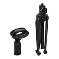 thumbnail image 3 of Adjustable Desk Microphone Stand, Microphone Table Stand Tripod Anti Skid Pad Adjustable Angle Adjustable Height Detachable Design  For Live Broadcast, 3 of 8