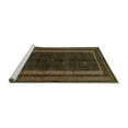 thumbnail image 2 of Ahgly Company Machine Washable Indoor Rectangle Abstract Turquoise Blue Modern Area Rugs, 5' x 8', 2 of 4
