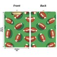 thumbnail image 5 of FORMRS Acrylic Clipboard with Low Profile Clip Standard A4 Letter Size, 12.5" x 9", American Footballs, 5 of 8