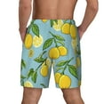 thumbnail image 4 of Haiem Lemon Men'S Quick-Dry Swim Trunks: Comfortable Beach Shorts With Mesh Lining And Pockets - Ideal For Swimming And Sunbathing Large, 4 of 9