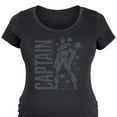 thumbnail image 3 of Marvel Captain America - Monochrome - Maternity Scoop Neck Graphic T-Shirt, 3 of 5