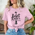 thumbnail image 2 of Mujeres Pantalones Cortos de Manga Corta Impresa Floral Cuello Redondo Superior / Camisa Poliéster, Blusa Casual de Moda para el Uso Diario Del Hogar, 2 of 5