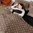 thumbnail image 4 of Manfei Retro Grid 7-Piece King Bedding,Kawaii Polka Dot King Bed in a Bag,Brown Gray,Black Reversible, 4 of 7