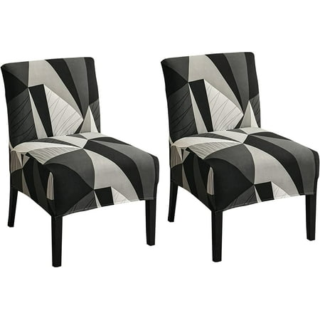 Hotel Armless Accent Chair, Slipper Dining Chair Cover