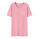 thumbnail image 5 of Tops de Manga Corta de Algodón para las Mujeres Impreso 3/4 Mangas Blusa, Cuello Redondo Bolsillo Ocasional Imitación Algodón Superior, 5 of 5