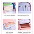 thumbnail image 5 of Cartoon Sanrio Kuromi School Backpack for Girls, Large Capacity Student Schoolbag with Spine Protection, Lightweight Travel Bag, Blue, 5 of 5