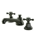 thumbnail image 2 of Kingston Brass Water Onyx 8 in. Widespread Bathroom Faucet Black Stainless Steel Stainless Steel Finish, 2 of 5