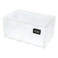thumbnail image 3 of Terrario para reptiles, tanque de cría, jaula para arañas saltarinas, acrílico transparente con orificios de ventilación, caja de cría para tortugas y S, 3 of 8