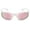 White | Rose Gold Mirror, variant on Xagger Wrap Around Sport Polarized Sunglasses for Men Women Running Driving Fishing TR90 Frame Glasses