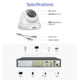 thumbnail image 2 of ANNKE 1080p CCTV Security Camera Systems, 8 CH 3K Lite H.265+ AI DVR 2TB HDD, Human/Vehicle Detection, 4x 2MP Wired Turret Cams, IP66 Weatherproof, Instant Email and App Alerts with Snapshots, 2 of 14