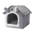 thumbnail image 2 of Casa plegable para perros, cama para gatos, nido, cueva cerrada, para interiores, para gatitos, cachorros, perros, villa para mascotas L, 2 of 9