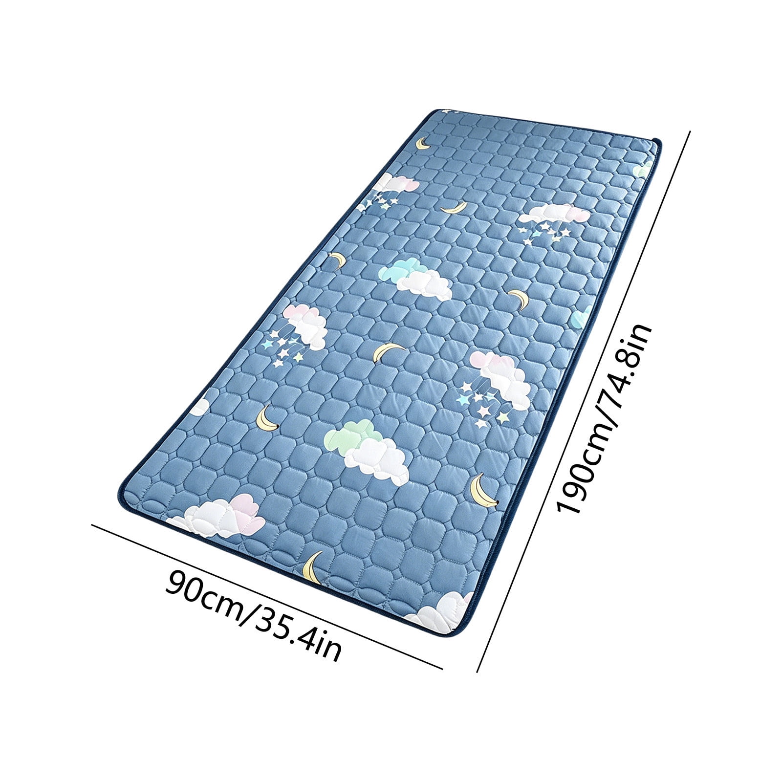 Mattress Protector Non Slip Quilted Mattress Pad Breathable Reversible Washable Bed Cover Comfortable Durable Stay In Place Design, for Bedroom Dorm Bed Home Sleeping Protection