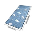 thumbnail image 3 of Yrmaups Reversible Mattress Protector for Home, Thin Non-Slide Polyester Mattress Pad, Washable Comfortable Cover for Dorm, College, Guest Room, 3 of 6