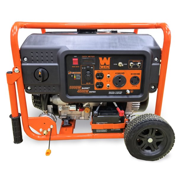 WEN 6250Watt 120Volt/240Volt Dual Fuel Electric Start Portable