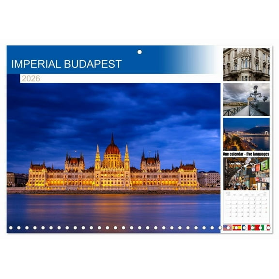 IMPERIAL BUDAPEST (Monthly Wall Calendar 2026 11.7 x 16.5 (open)), CALVENDO 14 Month Calendar
