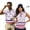 American Flag USA Print, variant on Garronmavis Colorful Patriotic Star Matching Couple Golf Shirts Funny Men Women Matching Couple Golf Shirts 4-Way Stretch Golf Tennis Tank Top Quick Dry for Tennis Enthusiasts