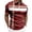Wine, variant on YAYUBA Men's Polo Shirts Cotton Button Up V Neck Big and Tall Classic Contrast Collar Shirt Stretch Oversized Loose Fit Basic Golf Shirt
