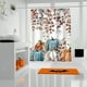 thumbnail image 4 of Cortina de ducha gruesa para baño, decoración de Halloween, impermeable, con varilla, tela impermeable, sin perforaciones, de poliéster, 4 of 4