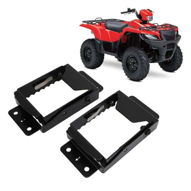 4 Wheel ATV Pedestal, Universal High Load Bearing ATV Rear Passenger Footrest Sturdy Foldable for Sportsman Scrambler