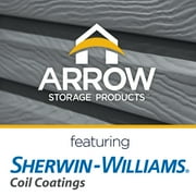 Arrow Select 6 x 5 x 7 ft Charcoal Steel Storage Shed