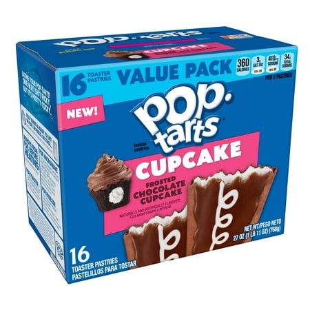 Kellogg's Pop-Tarts Chocolate Cupcake Toaster Pastries 27 Oz 16 (Best Cupcake Maker Reviews)