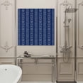 Abstract Geometric Striped Canvas Artwork Painting Art, Navy Blue ...