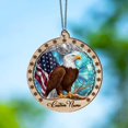 thumbnail image 5 of Hawk Christmas Ornament, JocideaS Hawk Ornaments for Christmas Tree, Hawk Decor, Hawk Lovers, Bird Gift Ideas, Bird Christmas Ornaments MXdi3d (Hawk-s113), 5 of 5