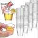 thumbnail image 1 of 30ml Plastic Shot Glasses 100 Pack, Reusable Party Cups for Wedding Birthday Halloween Bar Accessories, 1 of 5