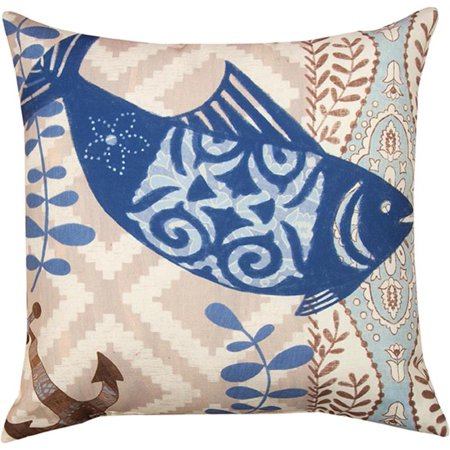 Pair of Barrier Reef Fish Design 18 Inch Indoor / Outdoor Throw Pillows - Walmart.com