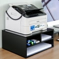 thumbnail image 2 of FITUEYES Printer Stands with Storage, Paper Organizer for Home & Office, Wood Desk Organizer, DO204701WB, 2 of 7