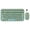 Green, variant on Rupoun USB Keyboard Mouse 2.4GHz Wireless Ergonomic Retro 75 Keys Full Size Gaming Set for Computer Laptop Red Black (15.35 inches / 39 cm)[cite: 1]