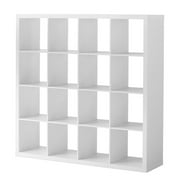 16-Cube Storage Organizer, White Texture