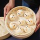 thumbnail image 2 of 10 Pieces Reusable Bamboo Steamer Pad, Steaming Mat, Non-Stick Bamboo, Dumpling Steamer Pad, for Steam Baskets, Steamer, Dim Sum, 28cm White, 2 of 5