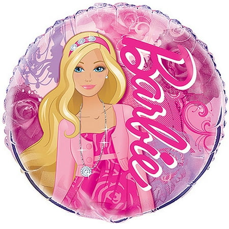 18" Foil Barbie Balloon - Walmart.com