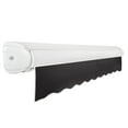 thumbnail image 3 of AWNTECH 20x10 Key West Manual Patio Retractable Awning Outdoor Canopy Sun Shade with Heavy-Duty Cassette, Black, 3 of 3