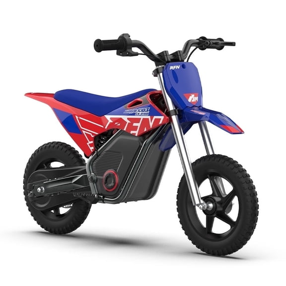 RFN Electric Dirt Bike for Kids, 12" Fat Tire 150W (Peak 300W) 24 V 2.6A Battery 8MPH Mini Electric Bike for Age 3-8