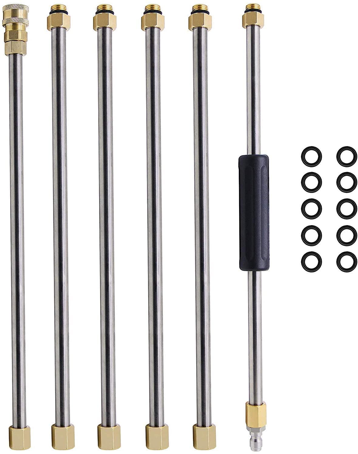 Powerful Pressure Washer Extension Wand Set 7.5 Ft 90 inch Replacement Lance 