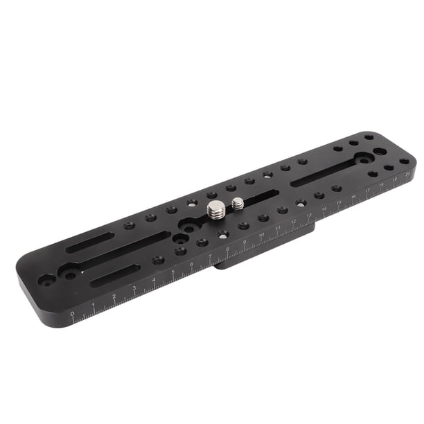 Placa de liberación rápida para cámara placa de liberación rápida con cabeza esférica aleación de aluminio de 220 mm mecanizada CNC precisa con tornillos de acero ANGGREK Otros
