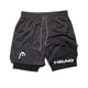 thumbnail image 3 of Pantalones cortos de compresión para hombre, ropa deportiva 2 en 1 de secado rápido con bolsillos para el teléfono, 3 of 5