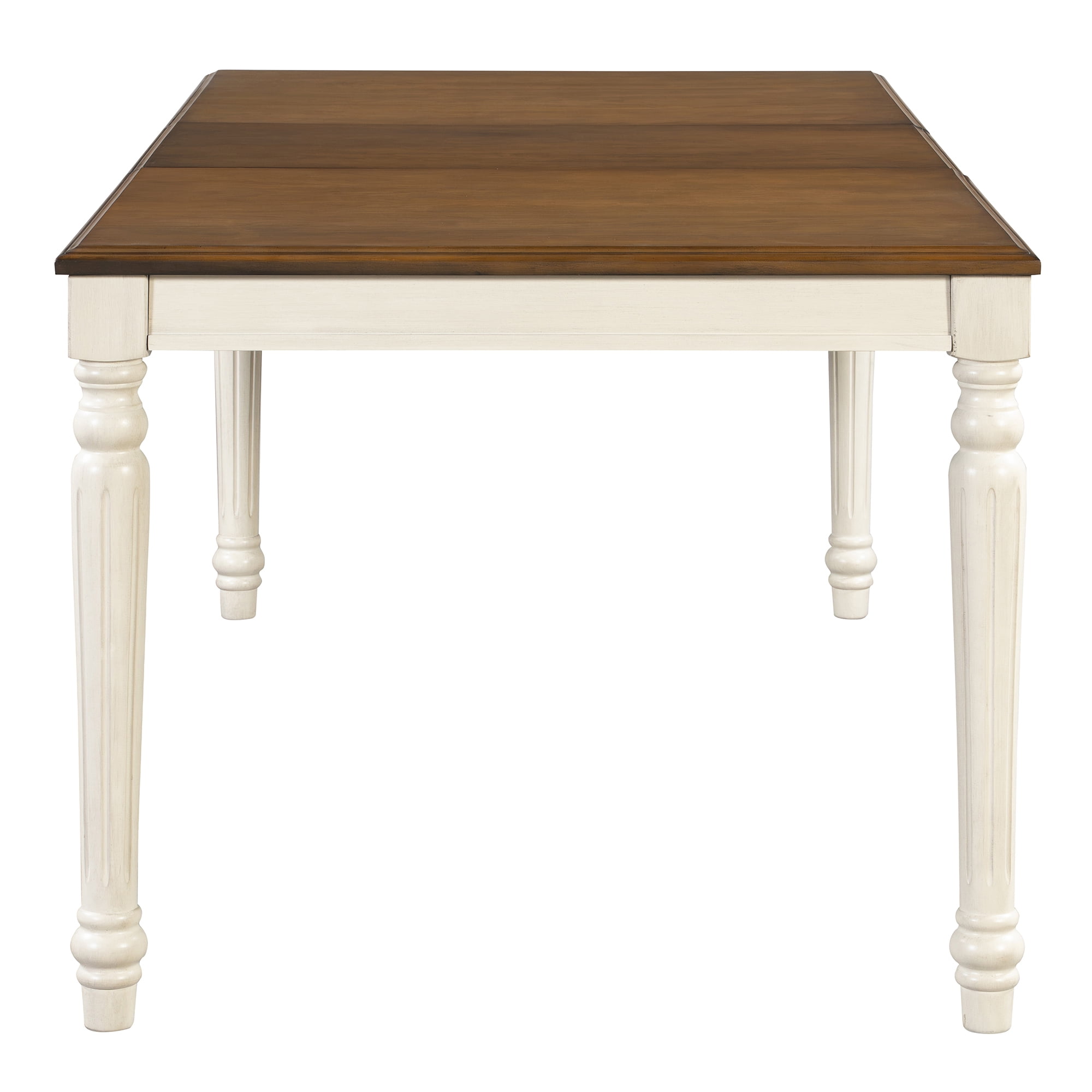 Euroco 78.7" Rectangular Modern Dining Table for 6-8 Person, Wood Kitchen Table with Turned Legs for Dining Room,Natural