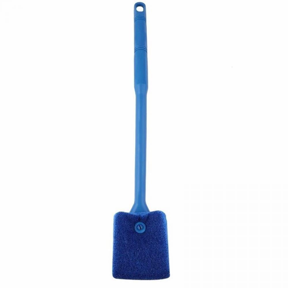 Aquarium Algae Scraper, Sponge Brush Cleaner Long Handle Fish Tank