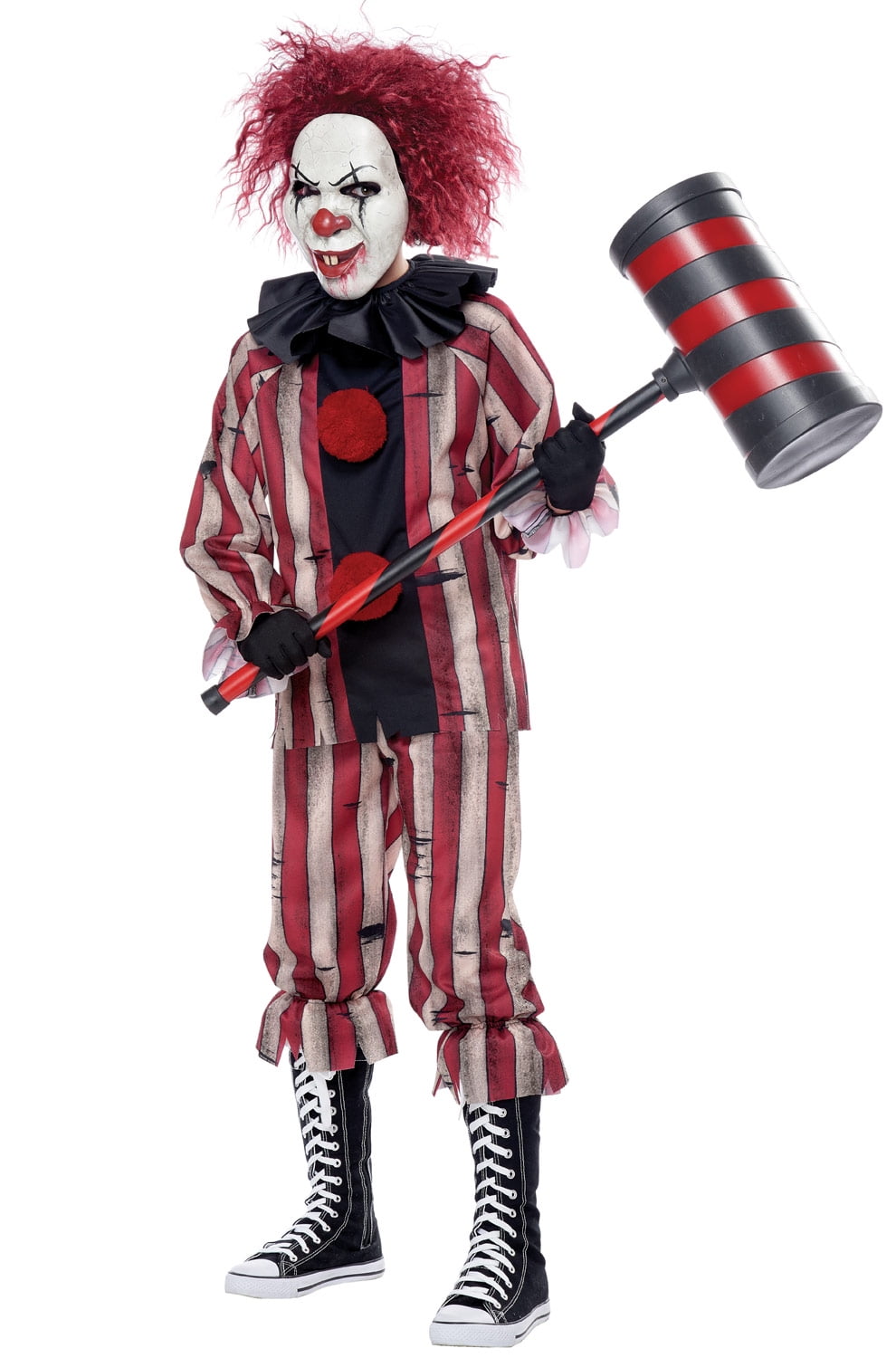 Child Nightmare Clown Scary Halloween Costume - Walmart.com - Walmart.com