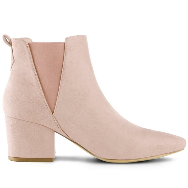 Dusty pink chelsea boots sale