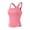 Grapefruit Powder (Fixed Cup), variant on Yoga Wake-up Warm Training Fitness Sports Vest, Green Sand Ash (Fixed Cup) - XL